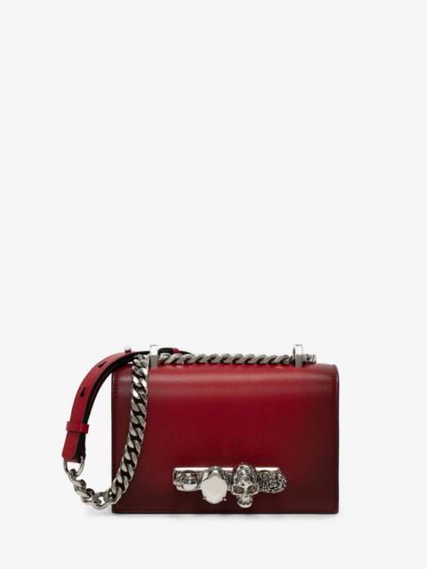 Alexander McQueen Women's Mini Jewelled Satchel in Red
