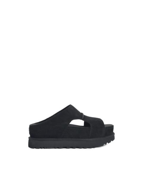 UGG open toe overlock stitching sandals