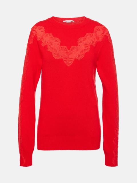 Stella McCartney lace-detailed sweater