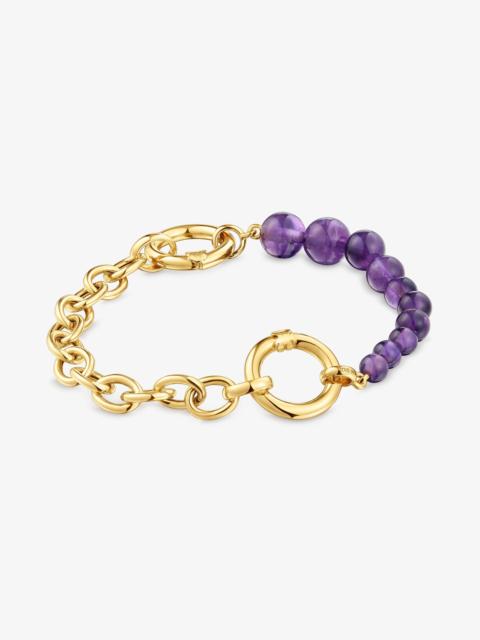 TOUS Bracelet with 18K gold vermeil and amethyst Hold