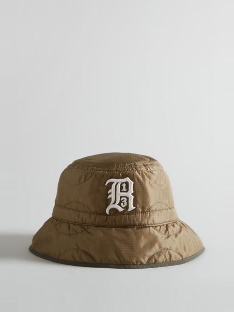 R13 QUILTED BUCKET HAT - OLIVE SURPLUS