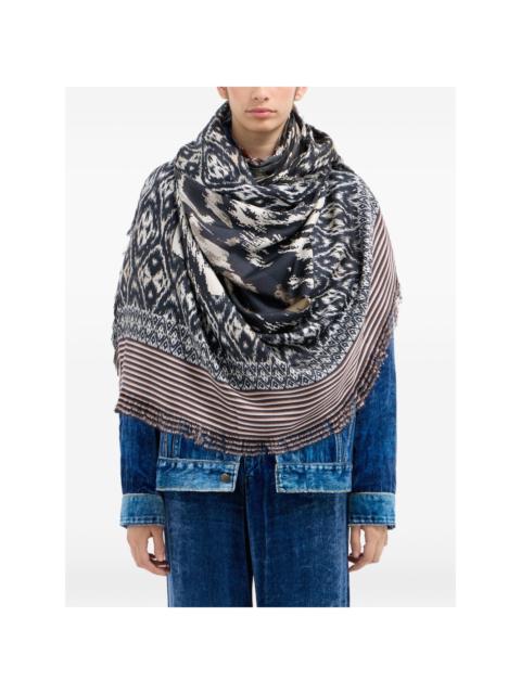 Pierre-Louis Mascia geometric-pattern scarf