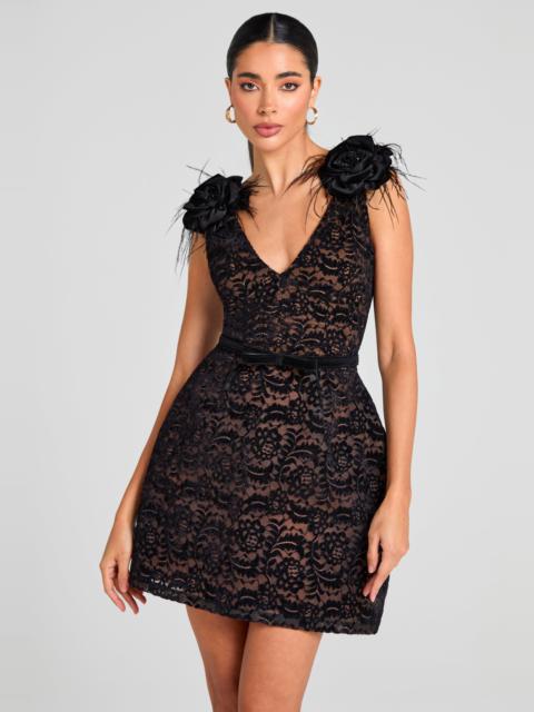 NADINE MERABI Kayla Black Dress