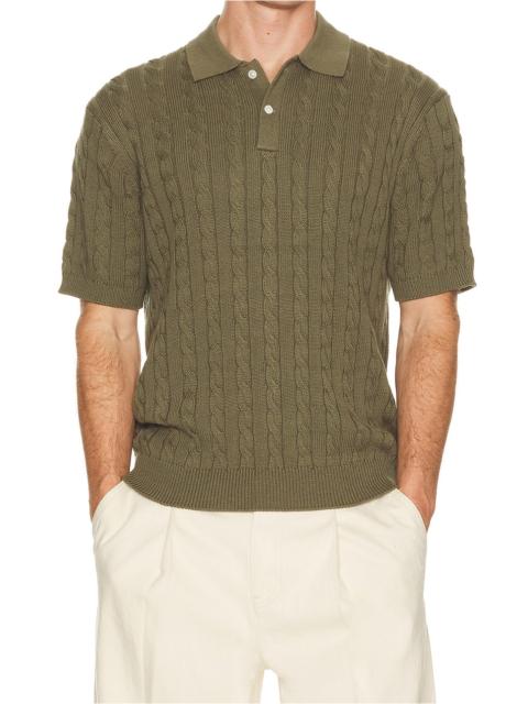 BEAMS PLUS Knit Polo Cable