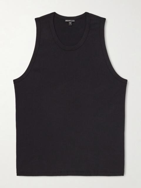 JAMES PERSE LA Skate Ribbed Stretch-Cotton Jersey Tank Top