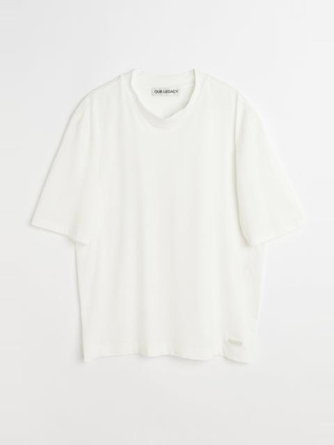 Our Legacy Big T-Shirt White Clean Jersey