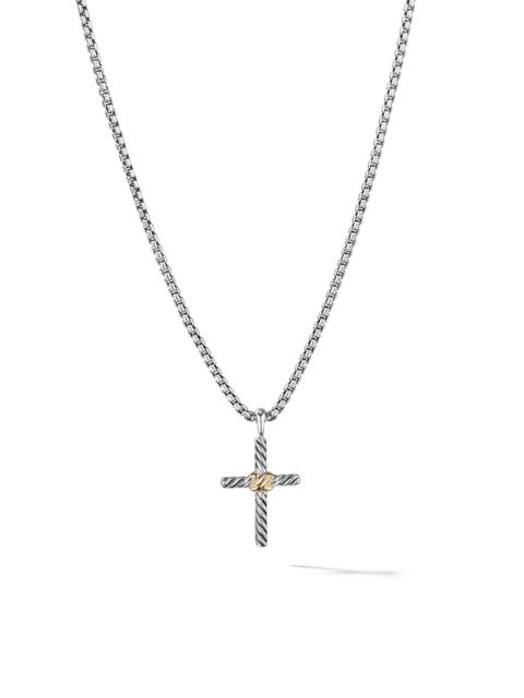 DAVID YURMAN Women's Petite X Cross Necklace in Sterling Silver - Silver