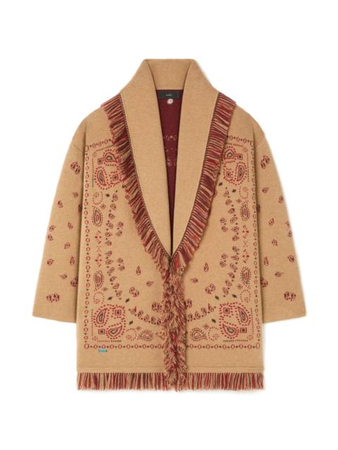 Alanui Bandana Jacquard Cardigan