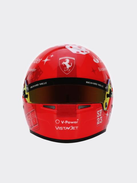 Ferrari 2023 Carlos Sainz mini helmet in scale 1:2 - Las Vegas Special Edition