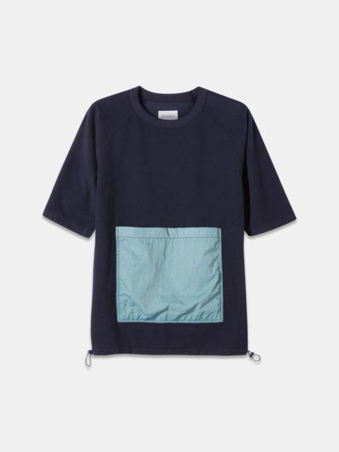 GLOVERALL Men's Gloverall x Les Basics Short Sleeve Tee Navy
