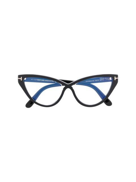 TOM FORD FT5729B cat-eye frame glasses