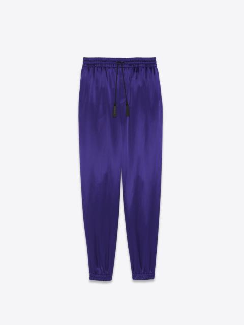 SAINT LAURENT sweatpants in satin