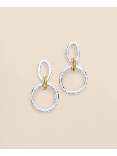 Brooks Brothers Loni Paul Mixed-Metal Earrings in Sterling Silver & 14K Plated Gold