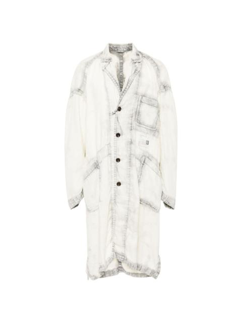Maison MIHARAYASUHIRO single-breasted linen coat