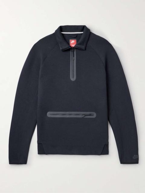 Nike Cotton-Blend Jersey Half-Zip Sweatshirt
