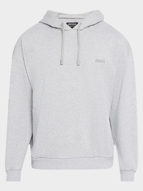 ZEGNA Men's Cotton Hooded Sweatshirt