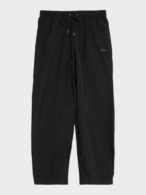 Off-White Men's Glossy Arrow Nylon Track Pants
