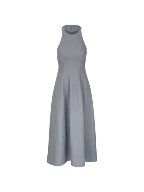 sleeveless A-line dress
