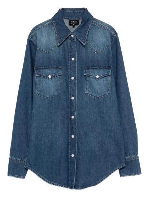 A.P.C. A.p.c. Chest-pocket Shirt