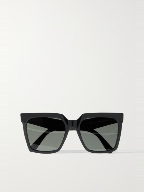 CELINE Oversized square-frame acetate sunglasses