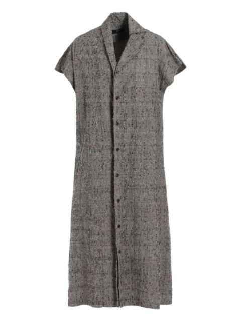 Y's buttoned short-sleeve midi dress