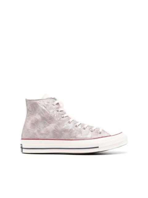 Chuck 70 crinkled hi-top sneakers