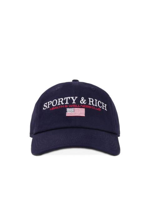 Sporty & Rich embroidered baseball cap