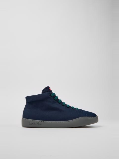 CAMPER Peu Touring Blue Textile Sneakers for Men.