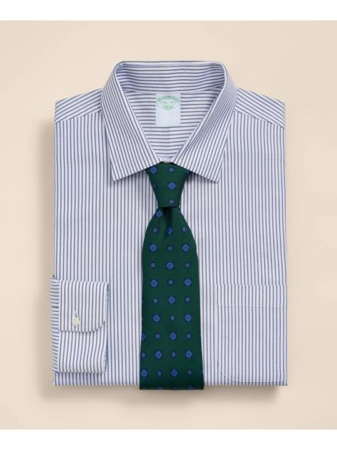 Brooks Brothers Brooks Brothers Explorer Collection Non-Iron Twill Ainsley Collar, Striped Dress Shirt