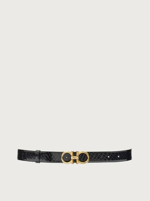 FERRAGAMO ADJUSTABLE GANCINI BELT