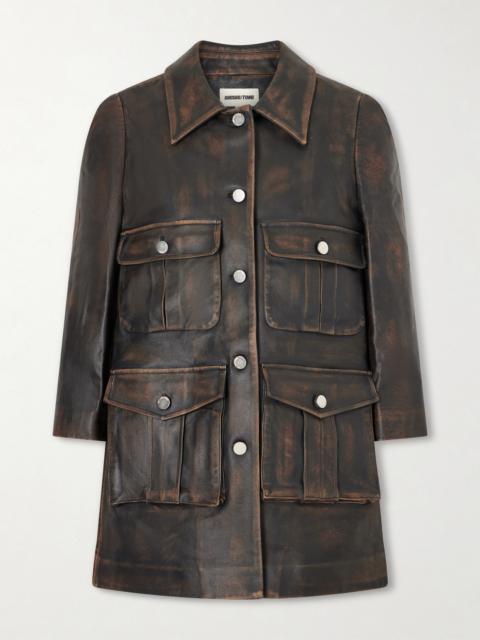 SHUSHU/TONG Leather Jacket