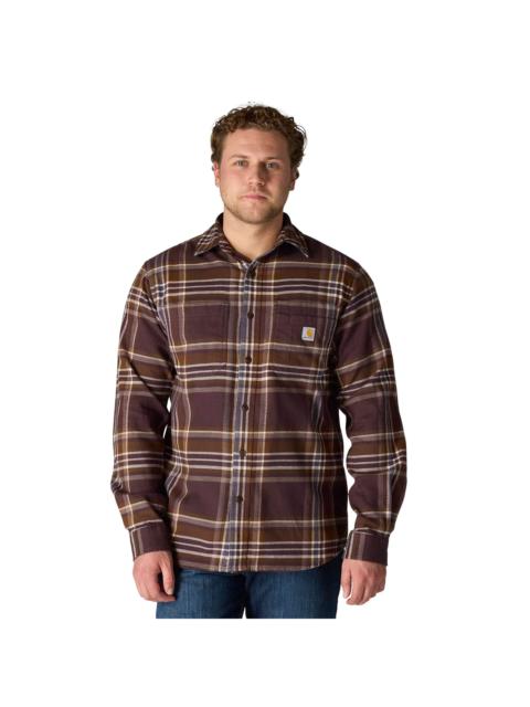 Carhartt Rugged Flex™ Relaxed Fit Midweight Flannel Long-Sleeve Plaid Shirt