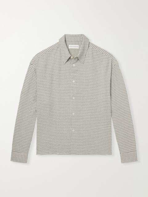 Studio Nicholson Checked Cotton-Blend Shirt