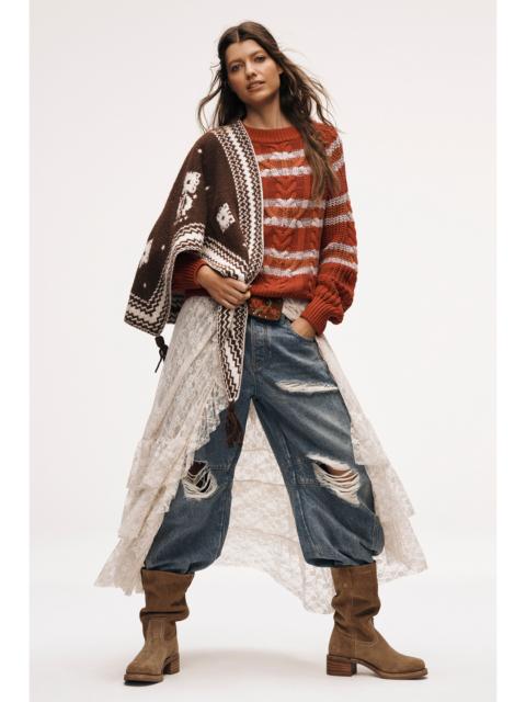 FREE PEOPLE Over The Coat Shawl
