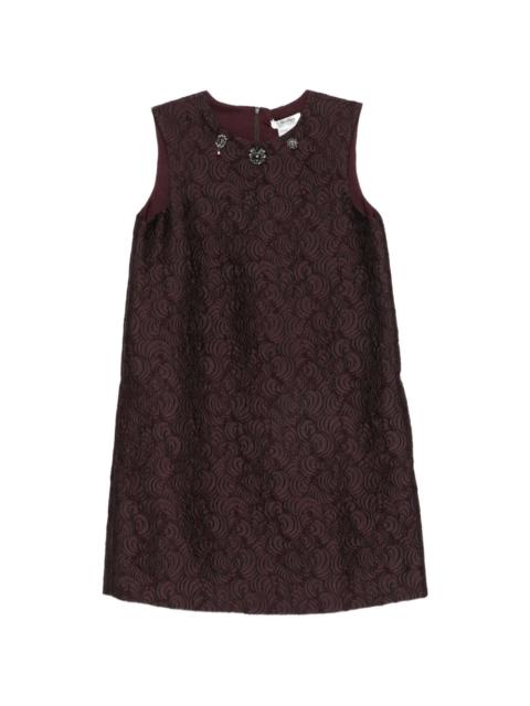Max Mara Vicolo crystal-embellished jacquard mini dress