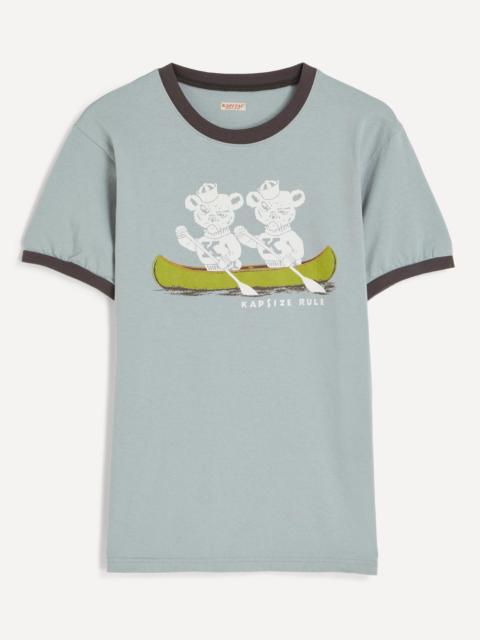 Kapital 20-Jersey Ringer Bear T-Shirt