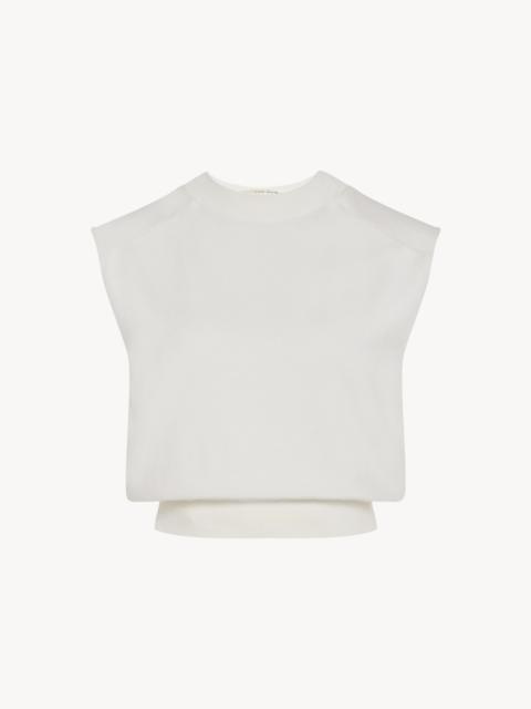 The Row Flavia Top in Wool and Silk