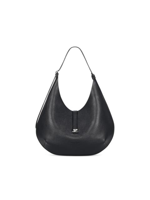 courrèges Hobo grained leather tote bag