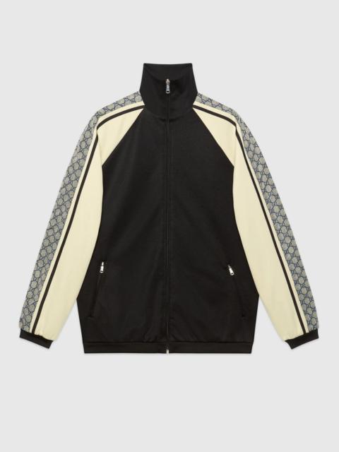 Oversize technical jersey jacket