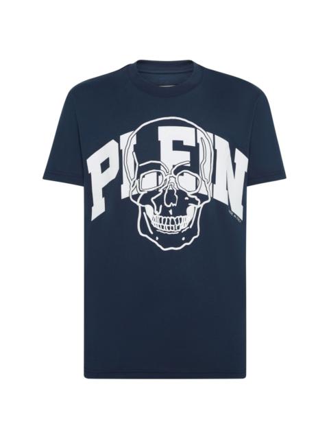 Skull-print cotton T-shirt