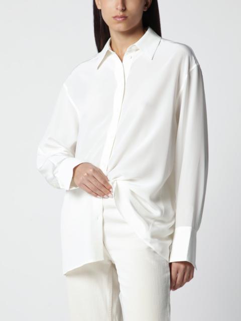 TOTEME White Silk Crêpe de Chine Shirt