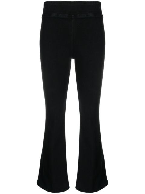 FRAME flared denim trousers