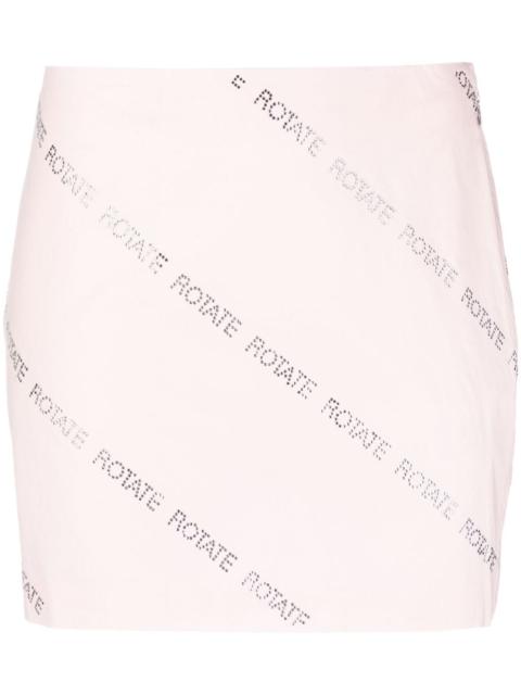 ROTATE crystal-embellished miniskirt
