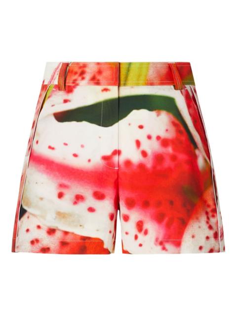 TORY BURCH Camp floral-print shorts