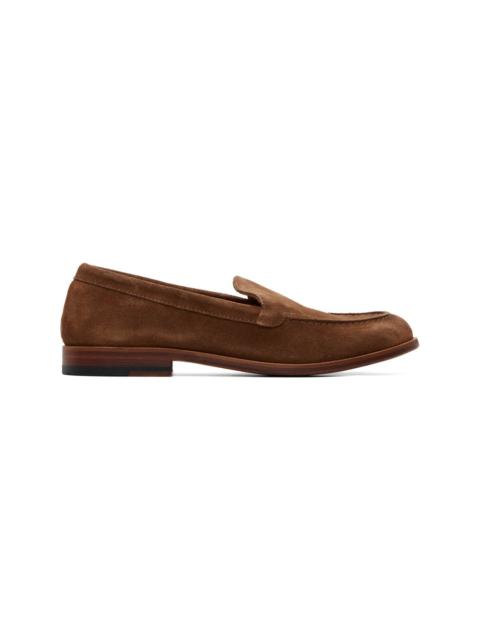 Drake's Brown Suede Henri Summer Loafers