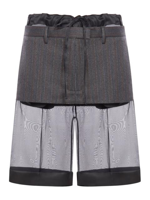 Maison Margiela LAYERED EFFECT TROUSERS