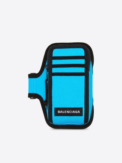 BALENCIAGA Men's Explorer Arm Phone Holder in Blue