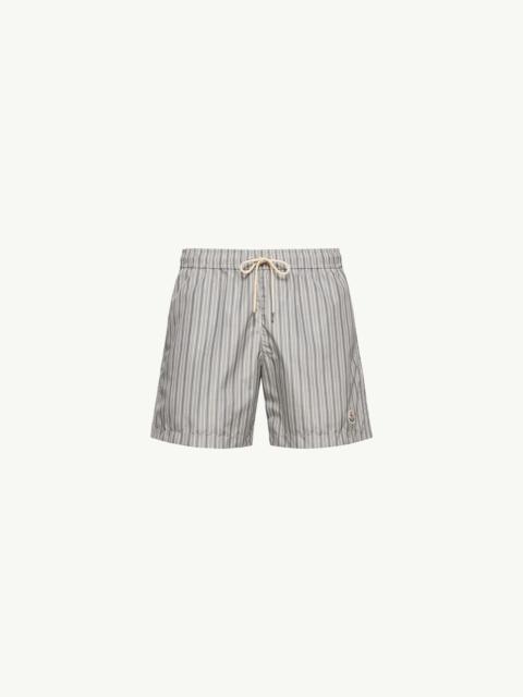Moncler Striped Swim Shorts