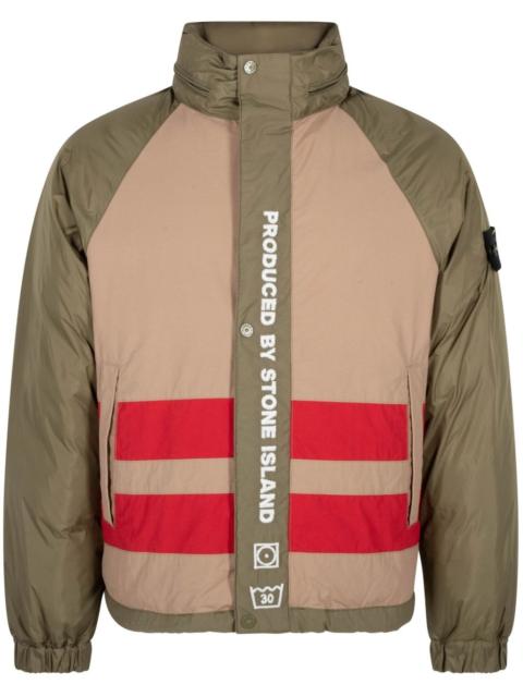 x Stone Island reversible "Olive" down jacket