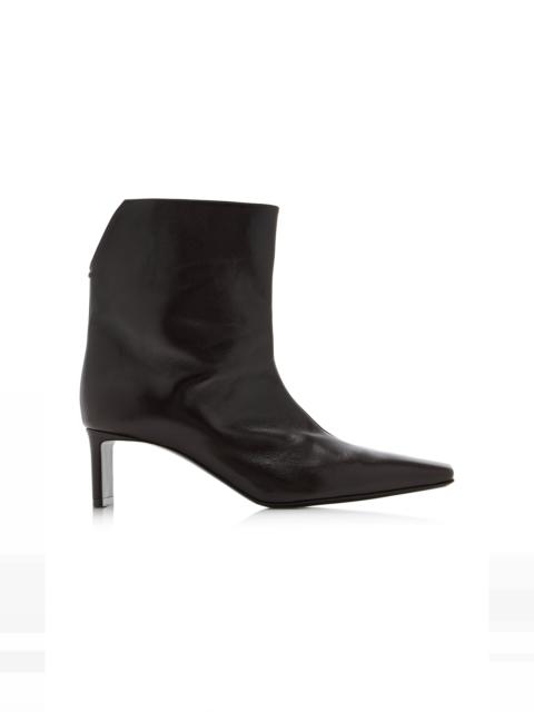 KHAITE Ona Leather Ankle Boots
